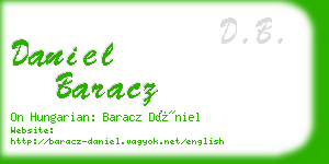 daniel baracz business card